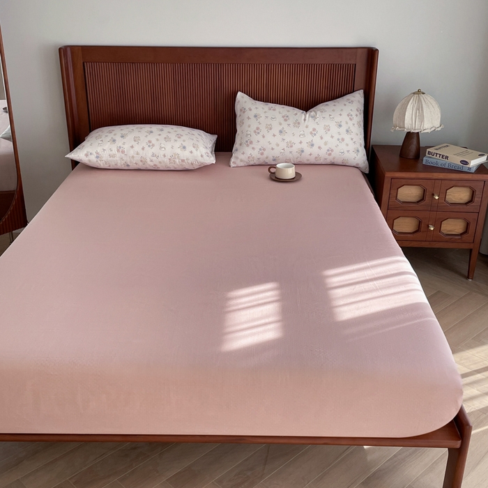 91家纺网 家纺一手货源 找家纺 典曼家纺 2025新款A类母婴级抗菌有氧双层纱亲肤小清新印花三件套四件套 萌宠乐园