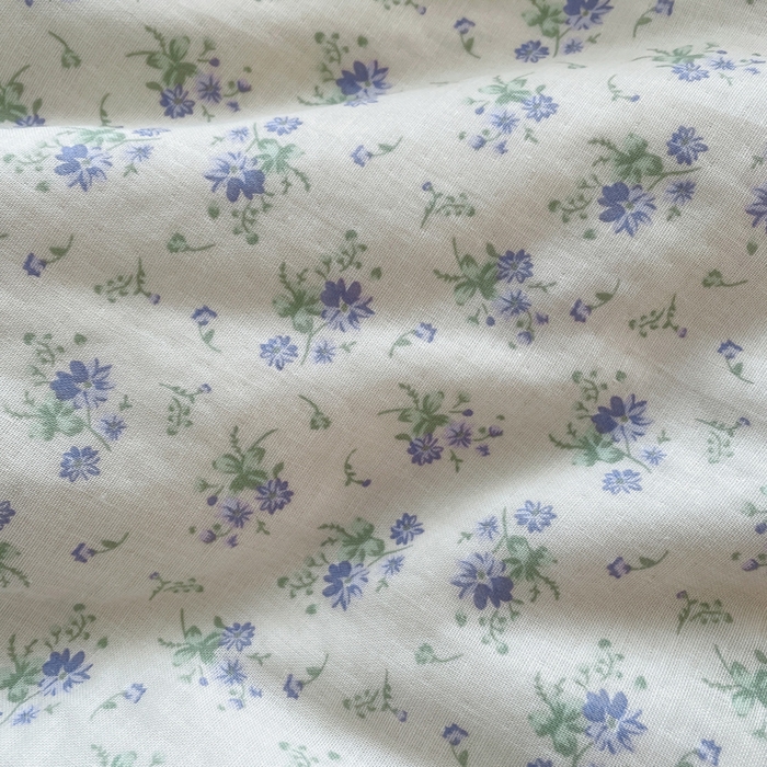 91家纺网 家纺一手货源 找家纺 典曼家纺 2025新款A类母婴级抗菌有氧双层纱亲肤小清新印花三件套四件套 寻意花海