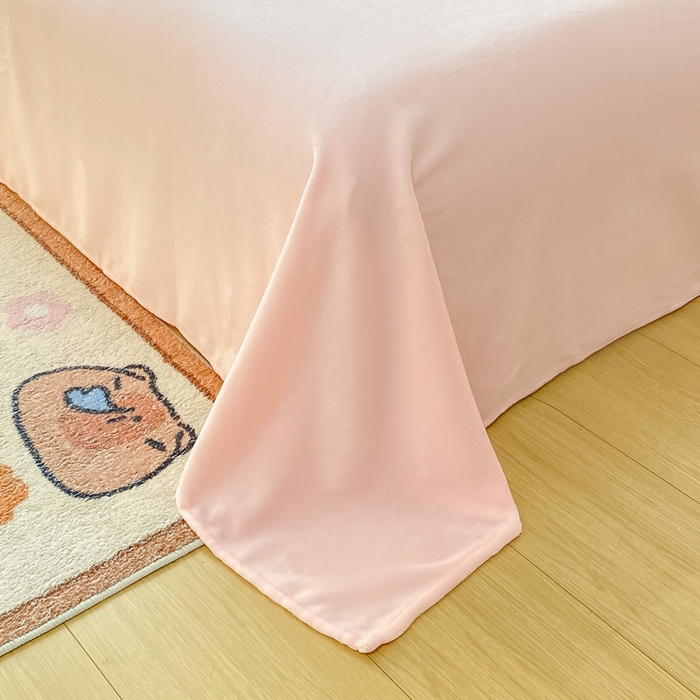 91家纺网 家纺一手货源 找家纺 红日子纺织品 2025新款高克重牛奶绒印花四件套 快乐小狗