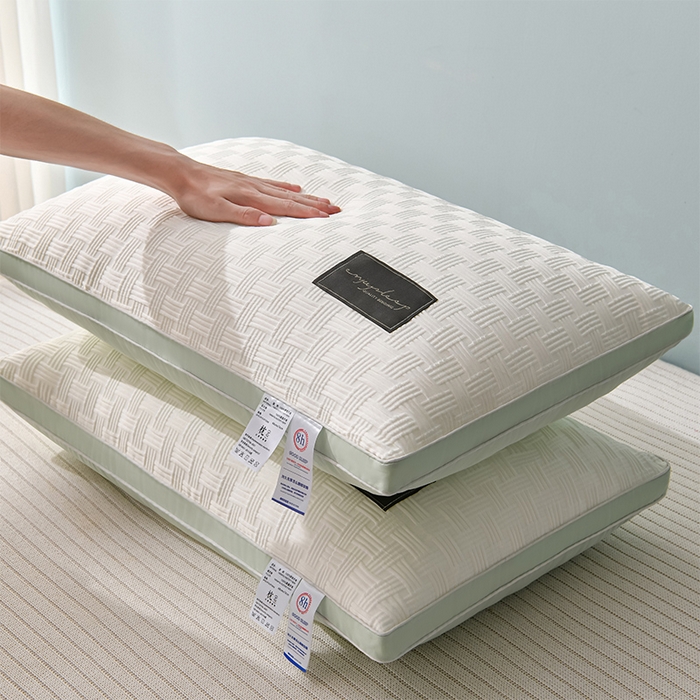 91家纺网 家纺一手货源 找家纺 （总）大熊枕芯 2025新款黑标款压花护颈枕头枕芯