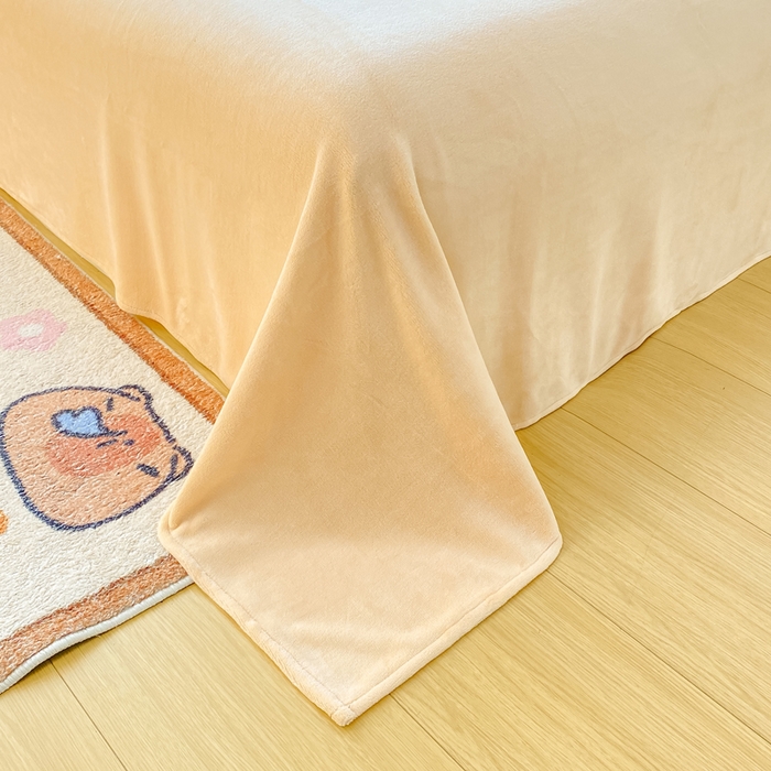 91家纺网 家纺一手货源 找家纺 红日子纺织品 2025新款高克重牛奶绒印花四件套 拉咕咕