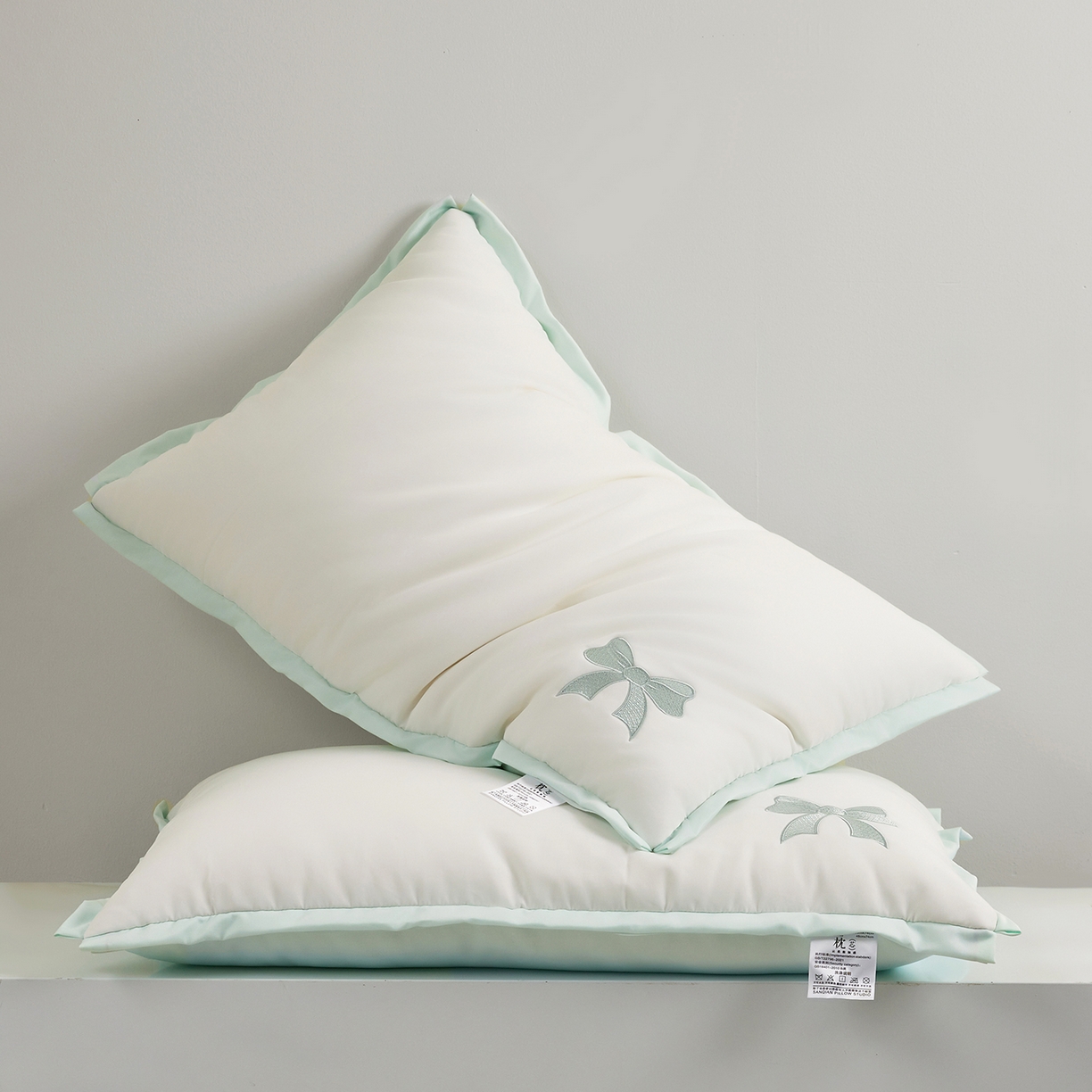 91家纺网 家纺一手货源 找家纺 （总）大熊枕芯 2025新款双莱赛尔天丝蝴蝶护颈枕头枕芯