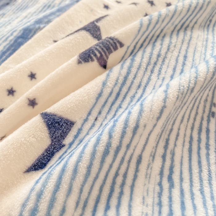 91家纺网 家纺一手货源 找家纺 红日子纺织品 2025新款高克重牛奶绒印花四件套 漫天繁星