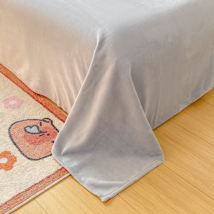 91家纺网 家纺一手货源 找家纺 红日子纺织品 2025新款高克重牛奶绒印花四件套 幸运樱桃