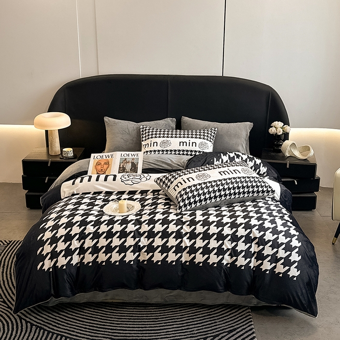 91家纺网 家纺一手货源 找家纺 （总）色鬼布艺高端家居主号 2025秋冬新款宝宝绒牛奶绒四件套提供买家秀