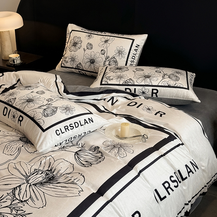 91家纺网 家纺一手货源 找家纺 色鬼布艺高端家居主号 2025秋冬新款宝宝绒牛奶绒四件套提供买家秀 迪欧