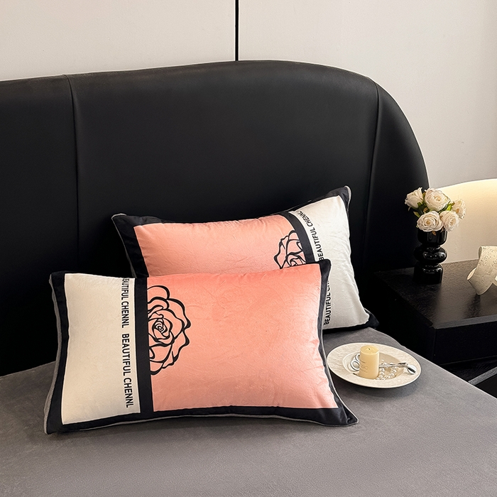 91家纺网 家纺一手货源 找家纺 色鬼布艺高端家居主号 2025秋冬新款宝宝绒牛奶绒四件套提供买家秀 粉黛佳人