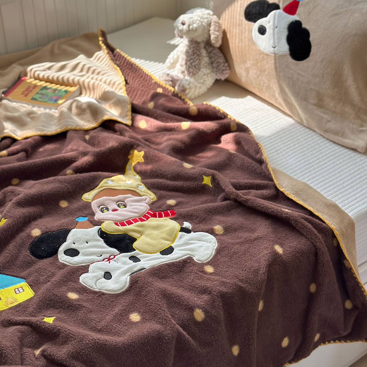 91家纺网 家纺一手货源 找家纺 （总）柚子YOUTH 2025新款牛奶绒羊绒多功能毯毯子