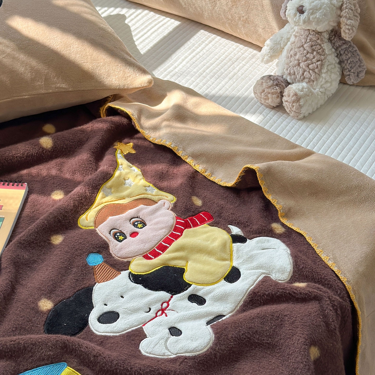 91家纺网 家纺一手货源 找家纺 （总）柚子YOUTH 2025新款牛奶绒羊绒多功能毯毯子