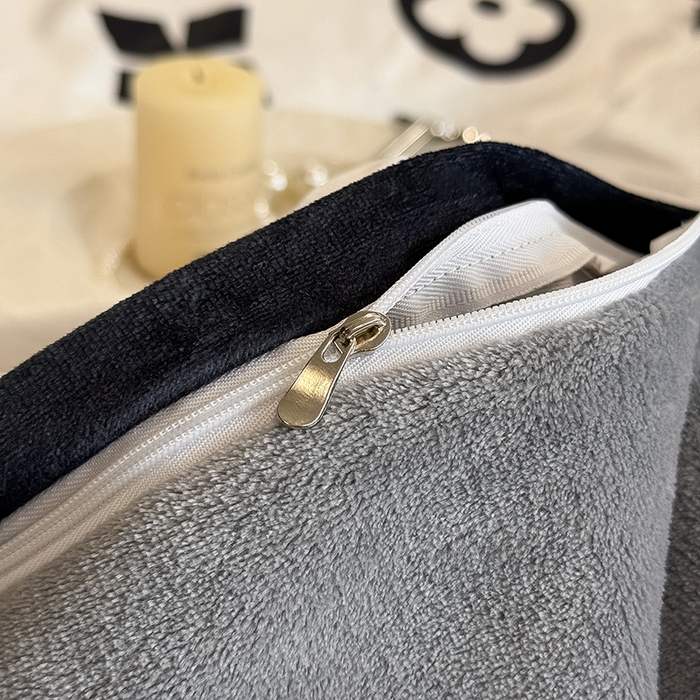 91家纺网 家纺一手货源 找家纺 色鬼布艺高端家居主号 2025秋冬新款宝宝绒牛奶绒四件套提供买家秀 简约白