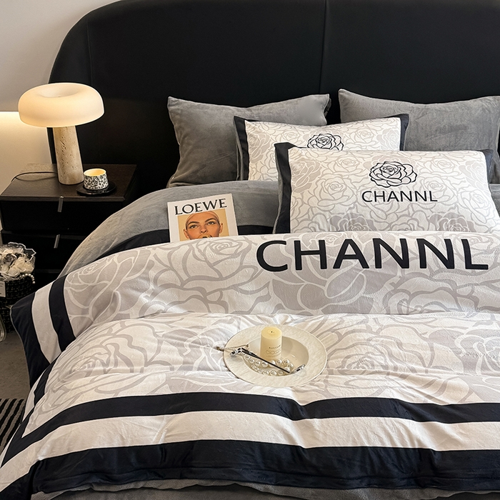 91家纺网 家纺一手货源 找家纺 色鬼布艺高端家居主号 2025秋冬新款宝宝绒牛奶绒四件套提供买家秀 香榭丽