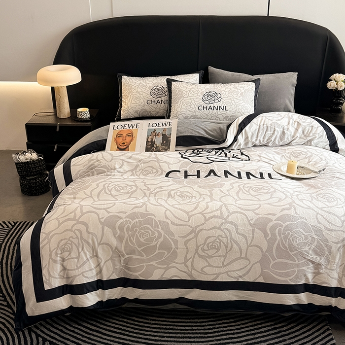 91家纺网 家纺一手货源 找家纺 色鬼布艺高端家居主号 2025秋冬新款宝宝绒牛奶绒四件套提供买家秀 香榭丽