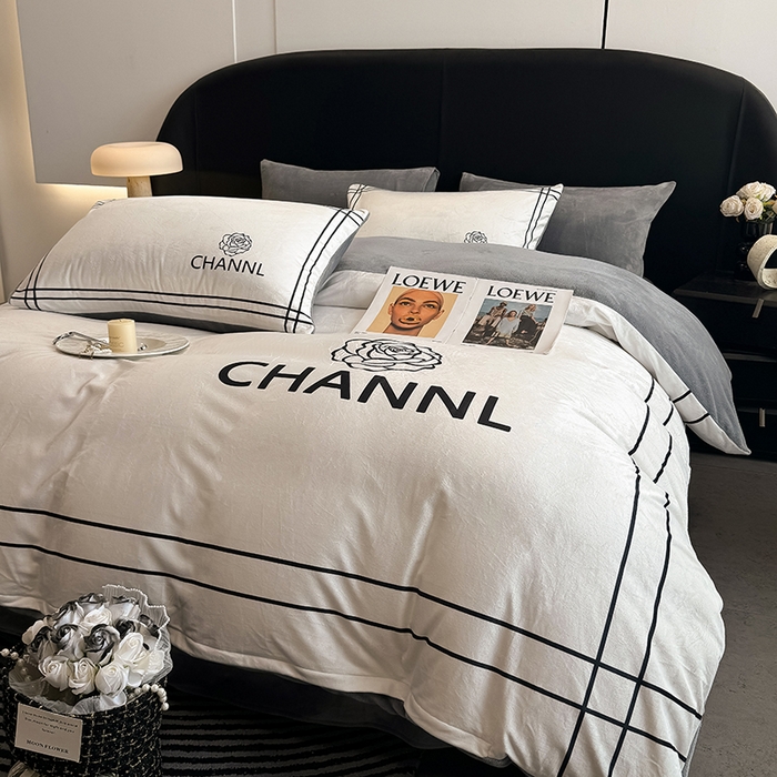 91家纺网 家纺一手货源 找家纺 色鬼布艺高端家居主号 2025秋冬新款宝宝绒牛奶绒四件套提供买家秀 小香风