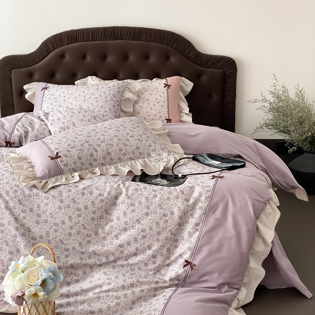 （总）曼布缇 2025新款法式碎花加厚全棉纯棉磨毛四件套珍妮（会员减20，券后控价358起）