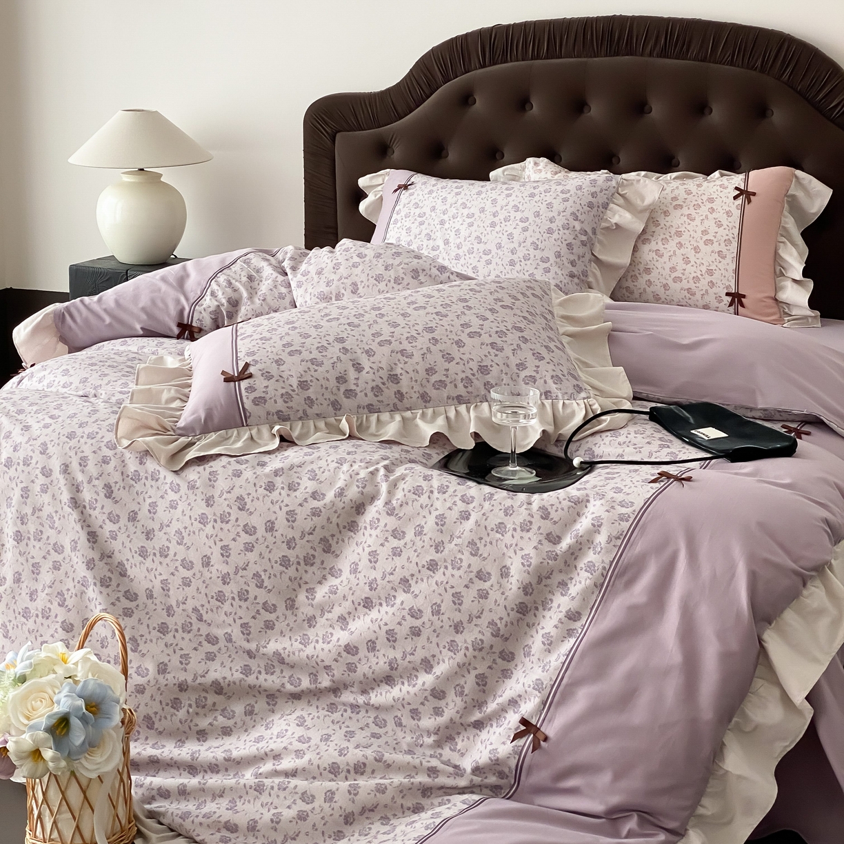 91家纺网 家纺一手货源 找家纺 （总）曼布缇 2025新款法式碎花加厚全棉纯棉磨毛四件套珍妮（会员减20，券后控价358起）