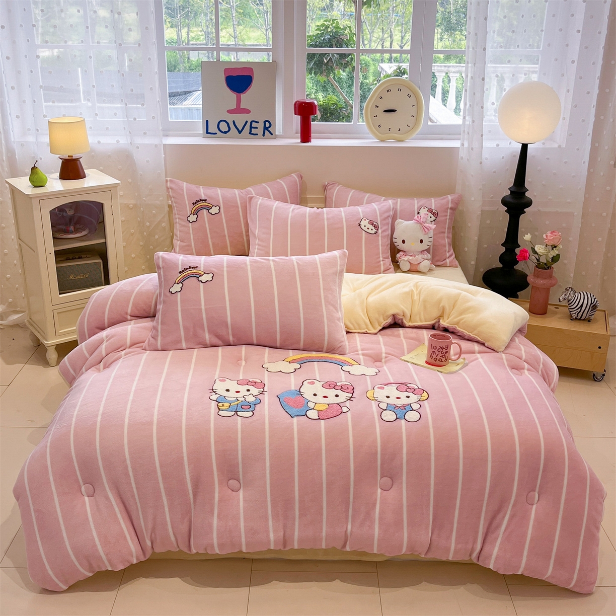 91家纺网 家纺一手货源 找家纺 （总）星座家纺 2025新品牛奶绒毛巾绣冬被 被子被芯