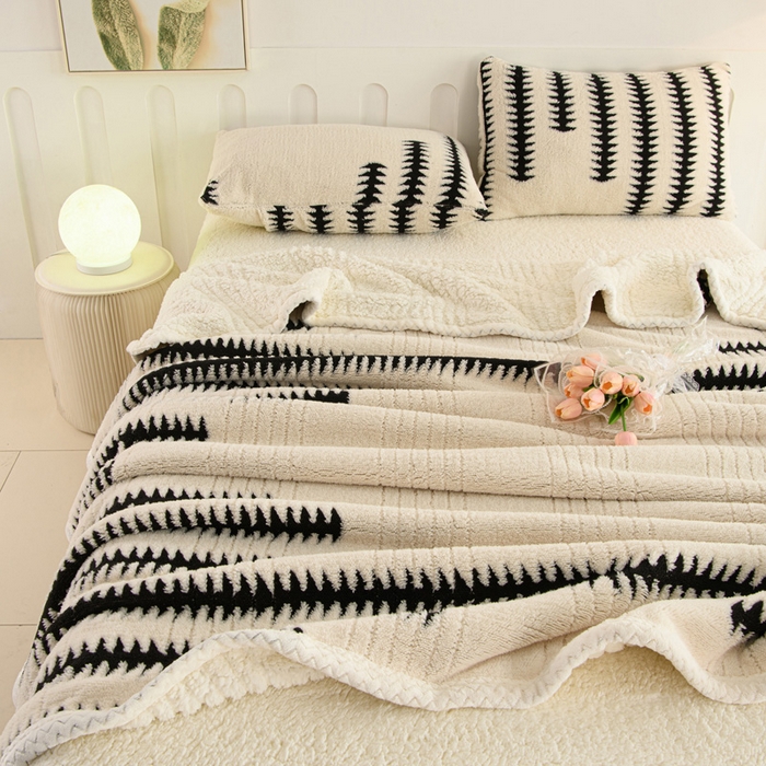 91家纺网 家纺一手货源 找家纺 （总）圣靓 2025新款阳离子双面舒棉绒盖毯毛毯