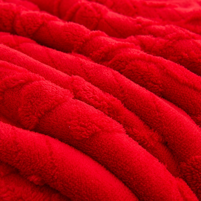 91家纺网 家纺一手货源 找家纺 （总）圣靓 2025新款加厚塔芙绒叶语双层毯子毛毯