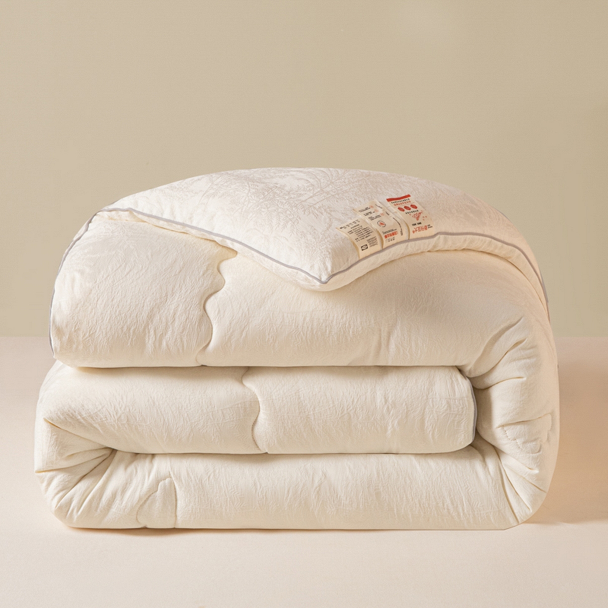 91家纺网 家纺一手货源 找家纺 （总）爱彼家纺 2025新款发财树提花大豆被被子被芯加厚冬被春秋被夏被子被芯