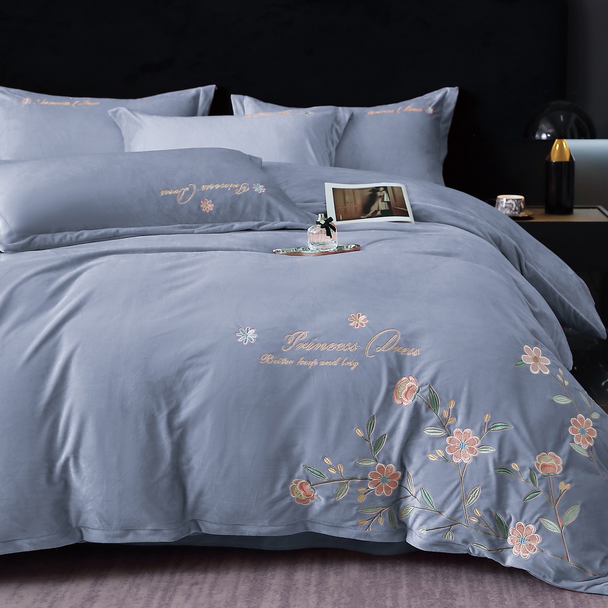 91家纺网 家纺一手货源 找家纺 （总）棠薇家纺 2025秋冬牛奶绒蚕丝绒四件套珊瑚绒床上绒四件套冬季加绒法兰绒