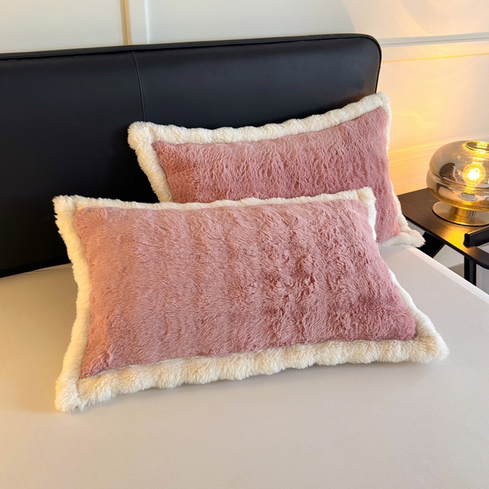 91家纺网 家纺一手货源 找家纺 2025新款泡泡绒毛毯仿兔毛绒毛毯毯子 科伦娜兔毛绒-豆沙