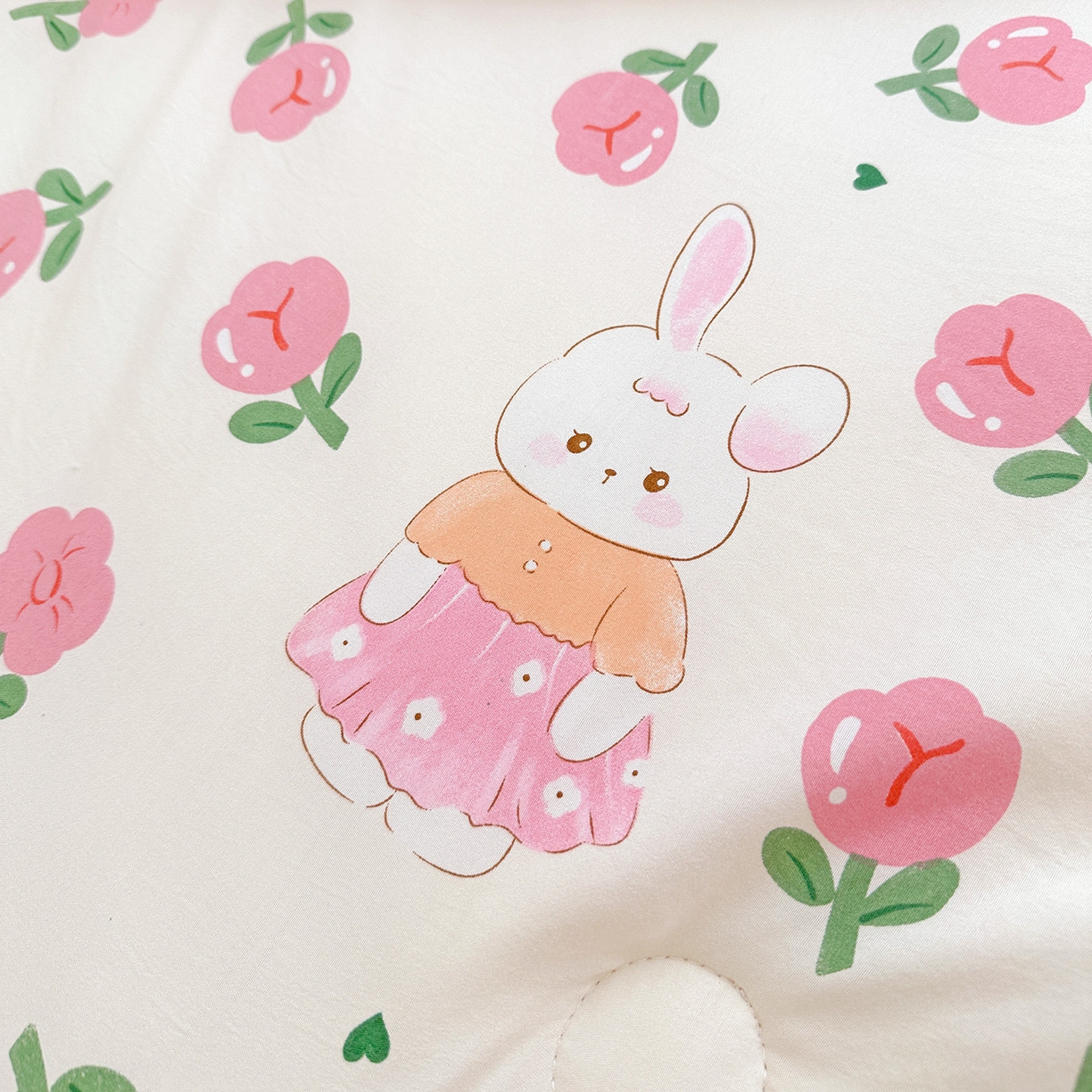 91家纺网 家纺一手货源 找家纺 昊川家纺 2025新款A类水洗双层纱豆豆被春秋被冬被被子被芯 蔓塔玫瑰