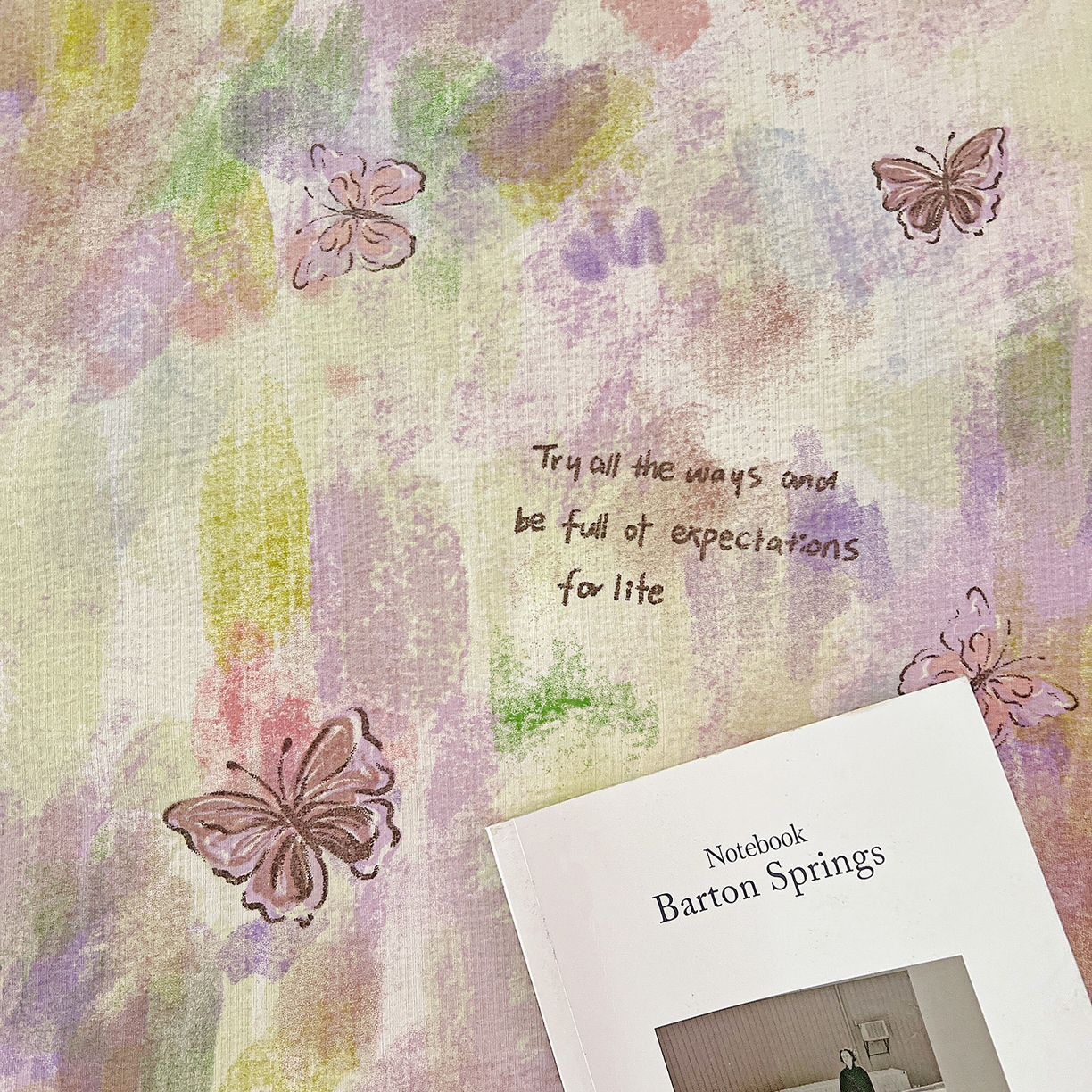 91家纺网 家纺一手货源 找家纺 昊川家纺 2025新款云感针织全棉花边豆豆被春秋被冬被被子被芯 油彩蝴蝶