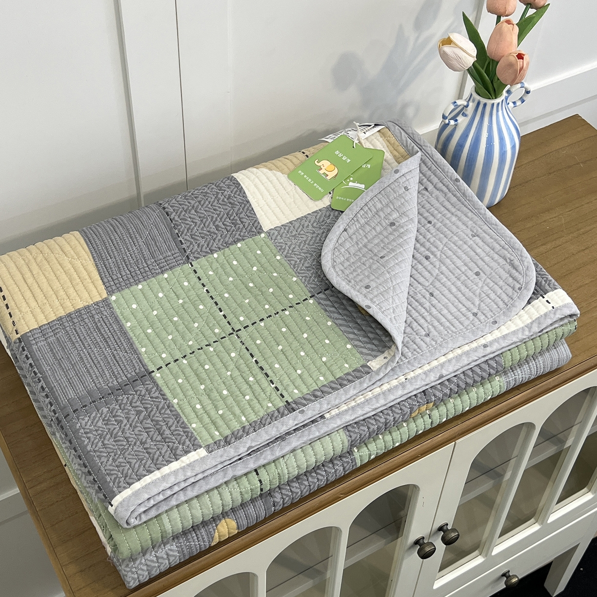 91家纺网 家纺一手货源 找家纺 （总）沐纯家居 2025新款跑量款双面纯棉印花水洗床盖