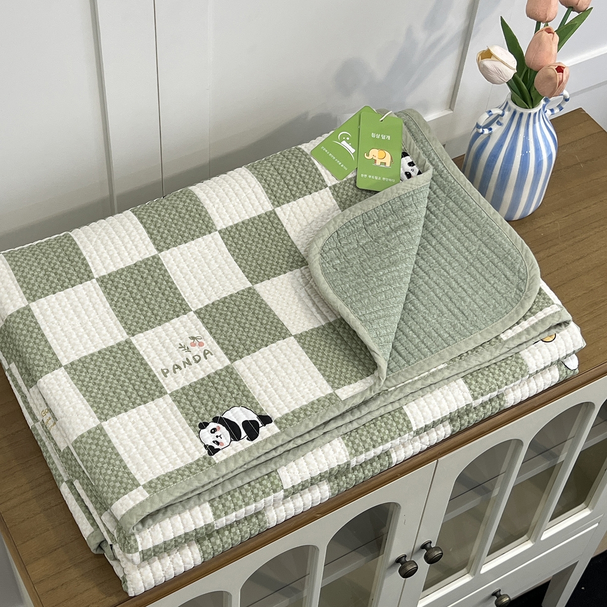 91家纺网 家纺一手货源 找家纺 （总）沐纯家居 2025新款跑量款双面纯棉印花水洗床盖