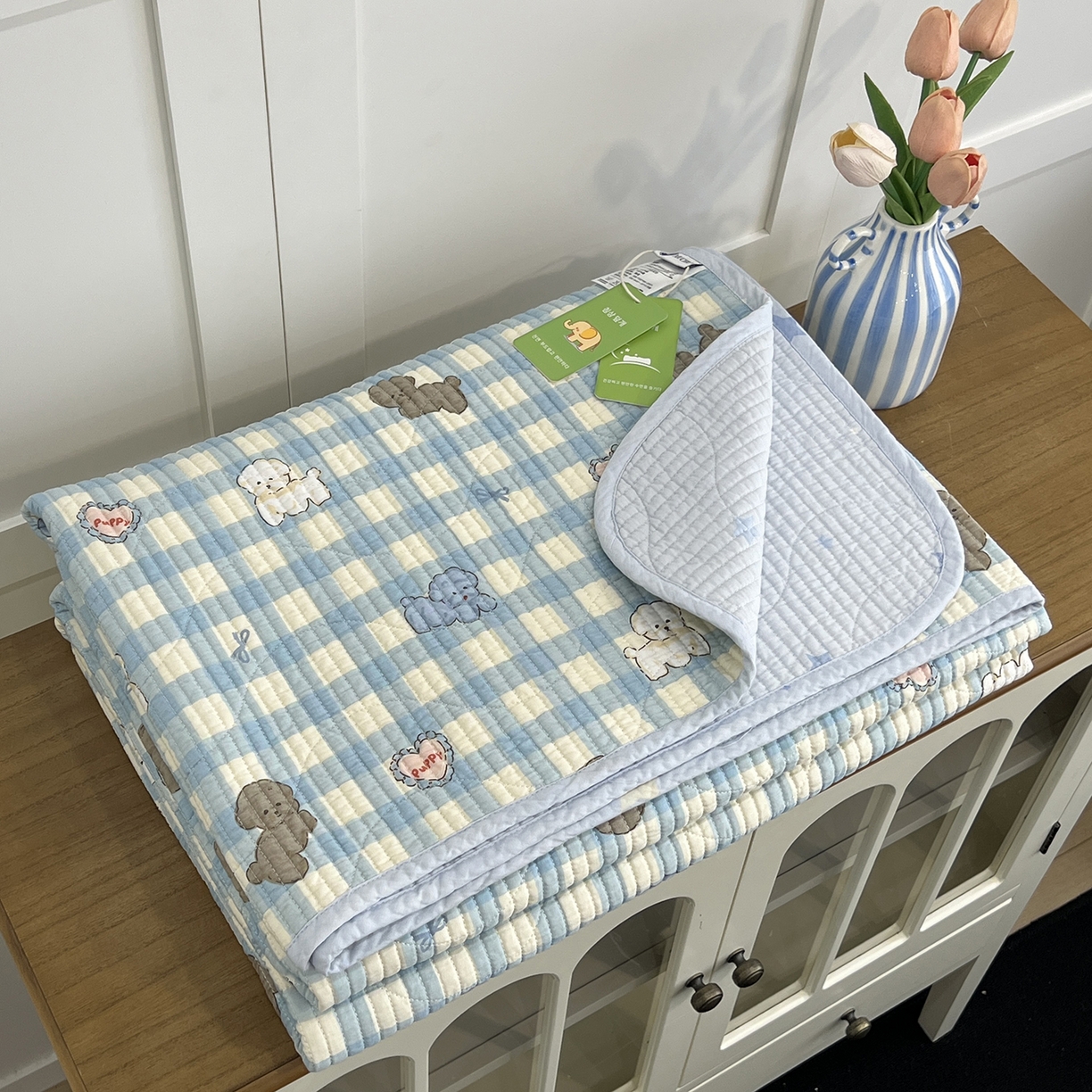 91家纺网 家纺一手货源 找家纺 （总）沐纯家居 2025新款跑量款双面纯棉印花水洗床盖