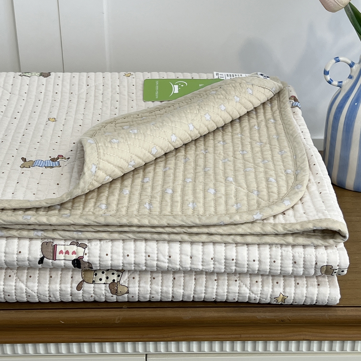 91家纺网 家纺一手货源 找家纺 （总）沐纯家居 2025新款跑量款双面纯棉印花水洗床盖