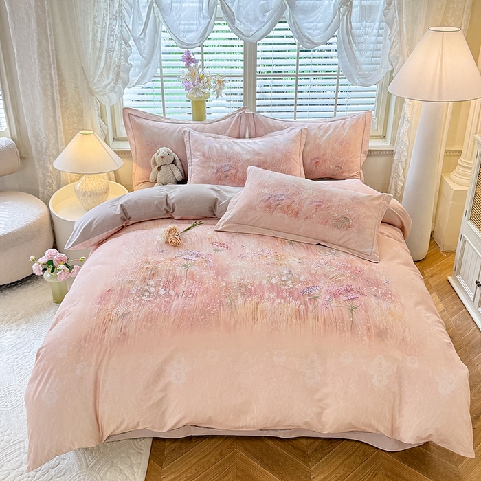 巧玲珑 2025新款100%数码印花生态AB版四件套 D秋恋