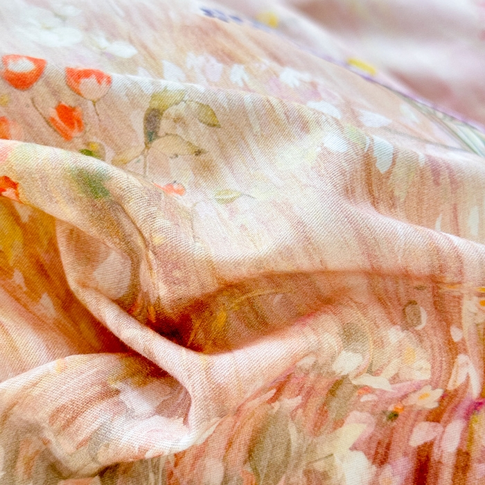 91家纺网 家纺一手货源 找家纺 巧玲珑 2025新款100%数码印花生态AB版四件套 D秋恋