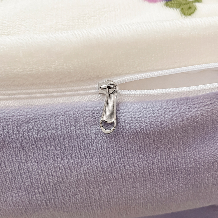 91家纺网 家纺一手货源 找家纺 瑞莱 2025新款A类200克高克重秋冬印花牛奶绒四件套-卡通系列奶油葡萄