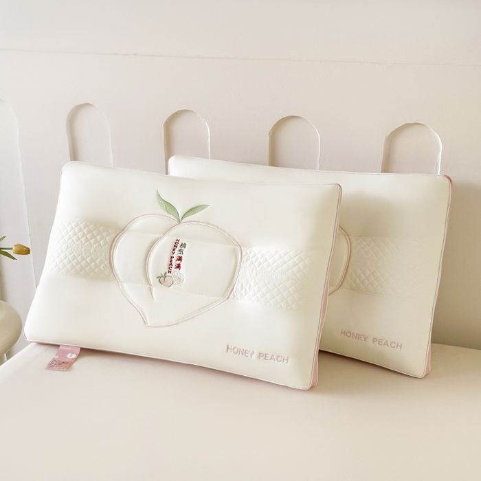 91家纺网 家纺一手货源 找家纺 （总）十仟家纺 2025新款亲肤枕头枕芯系列-桃气满满