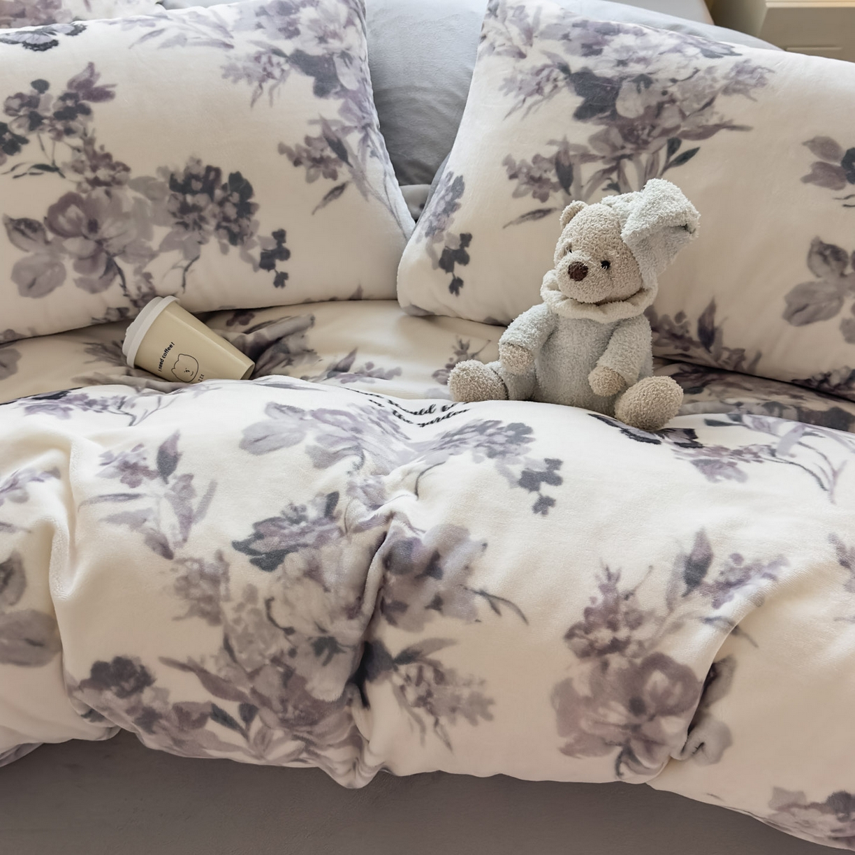 91家纺网 家纺一手货源 找家纺 （总）潮邦创意家居 2025新款5D数码牛奶绒印花系列四件套