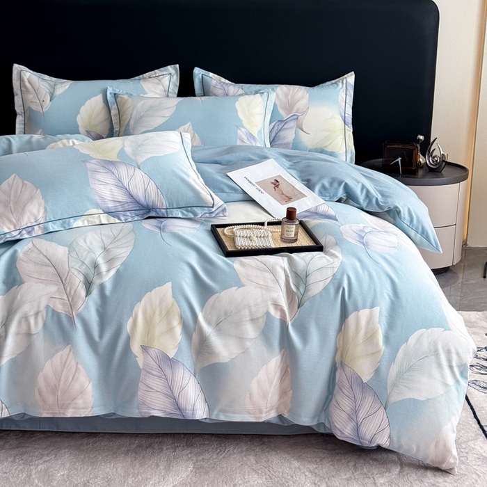 91家纺网 家纺一手货源 找家纺 （总）仟岸家纺 2025新款亲肤舒适全棉磨毛四件套系列