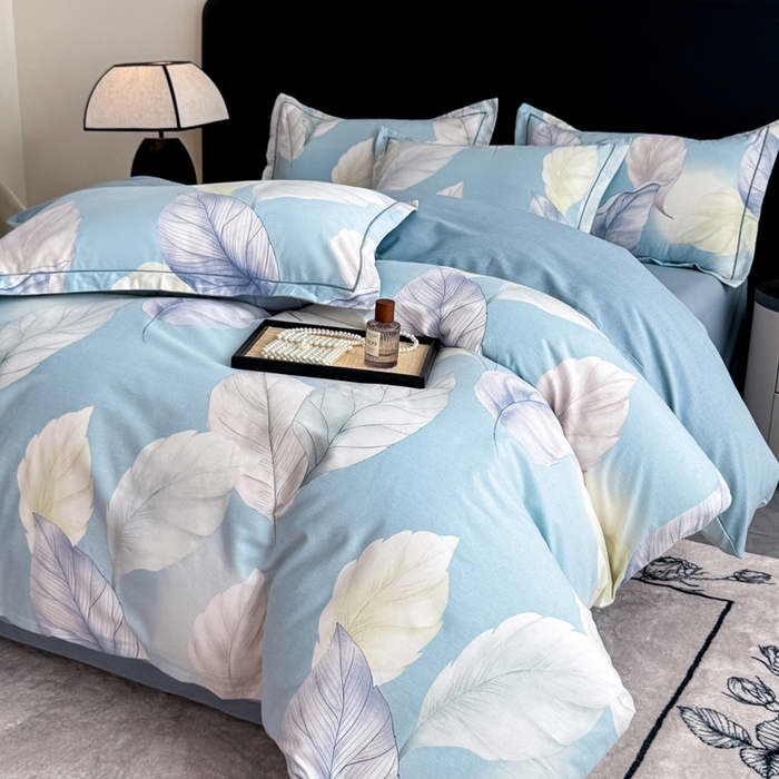 91家纺网 家纺一手货源 找家纺 （总）仟岸家纺 2025新款亲肤舒适全棉磨毛四件套系列