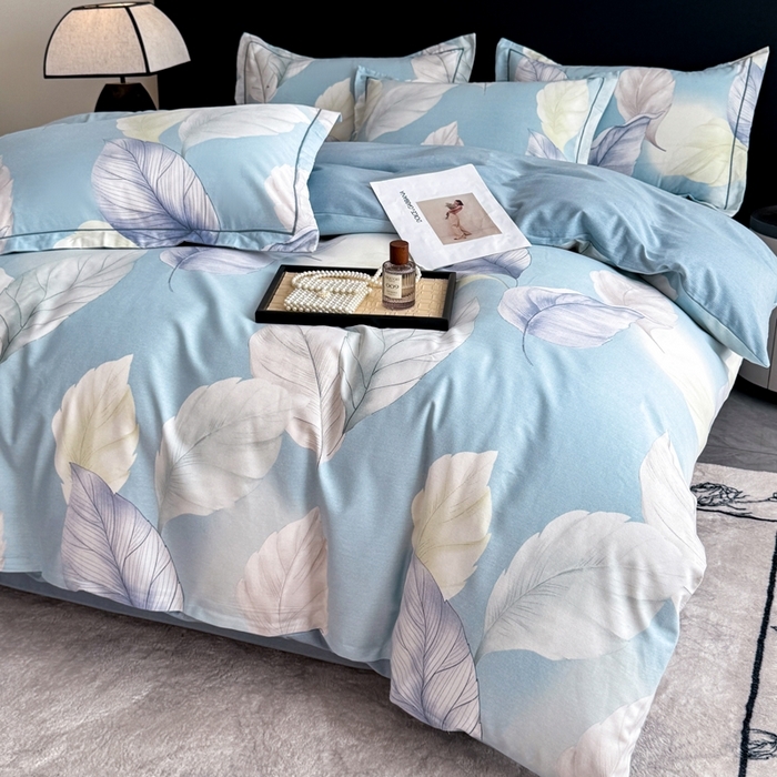 91家纺网 家纺一手货源 找家纺 （总）仟岸家纺 2025新款亲肤舒适全棉磨毛四件套系列