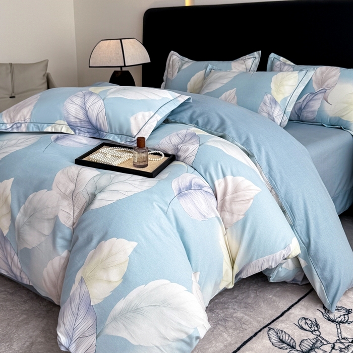 91家纺网 家纺一手货源 找家纺 （总）仟岸家纺 2025新款亲肤舒适全棉磨毛四件套系列