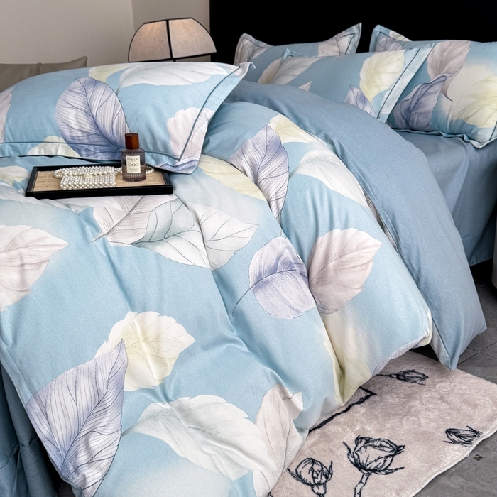 91家纺网 家纺一手货源 找家纺 （总）仟岸家纺 2025新款亲肤舒适全棉磨毛四件套系列