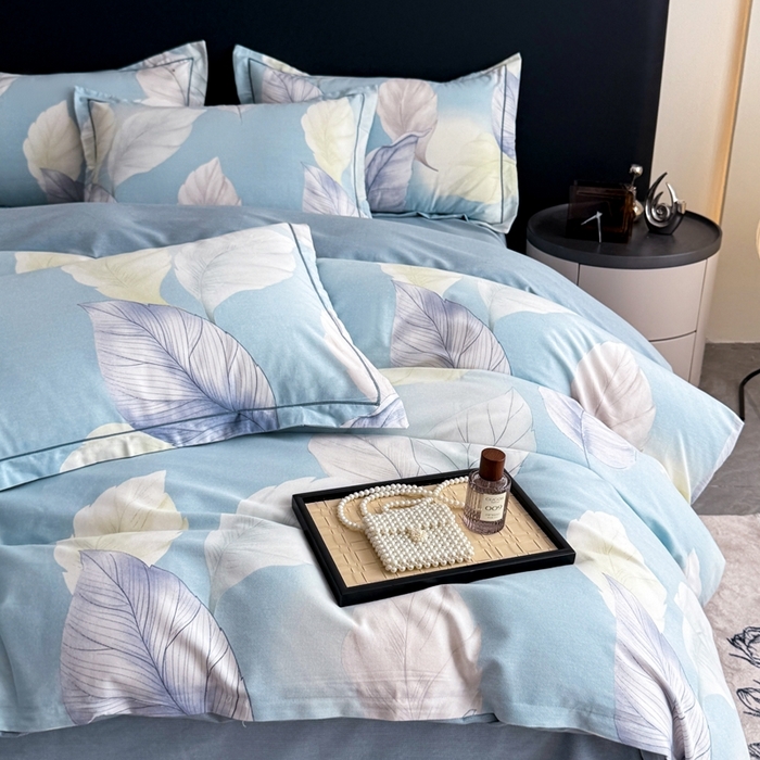 91家纺网 家纺一手货源 找家纺 （总）仟岸家纺 2025新款亲肤舒适全棉磨毛四件套系列