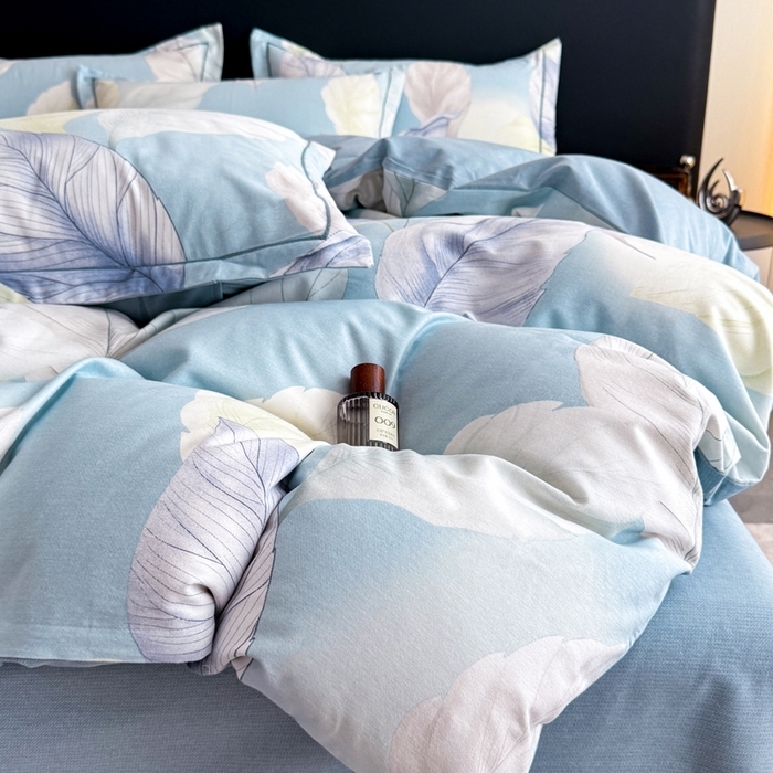 91家纺网 家纺一手货源 找家纺 （总）仟岸家纺 2025新款亲肤舒适全棉磨毛四件套系列