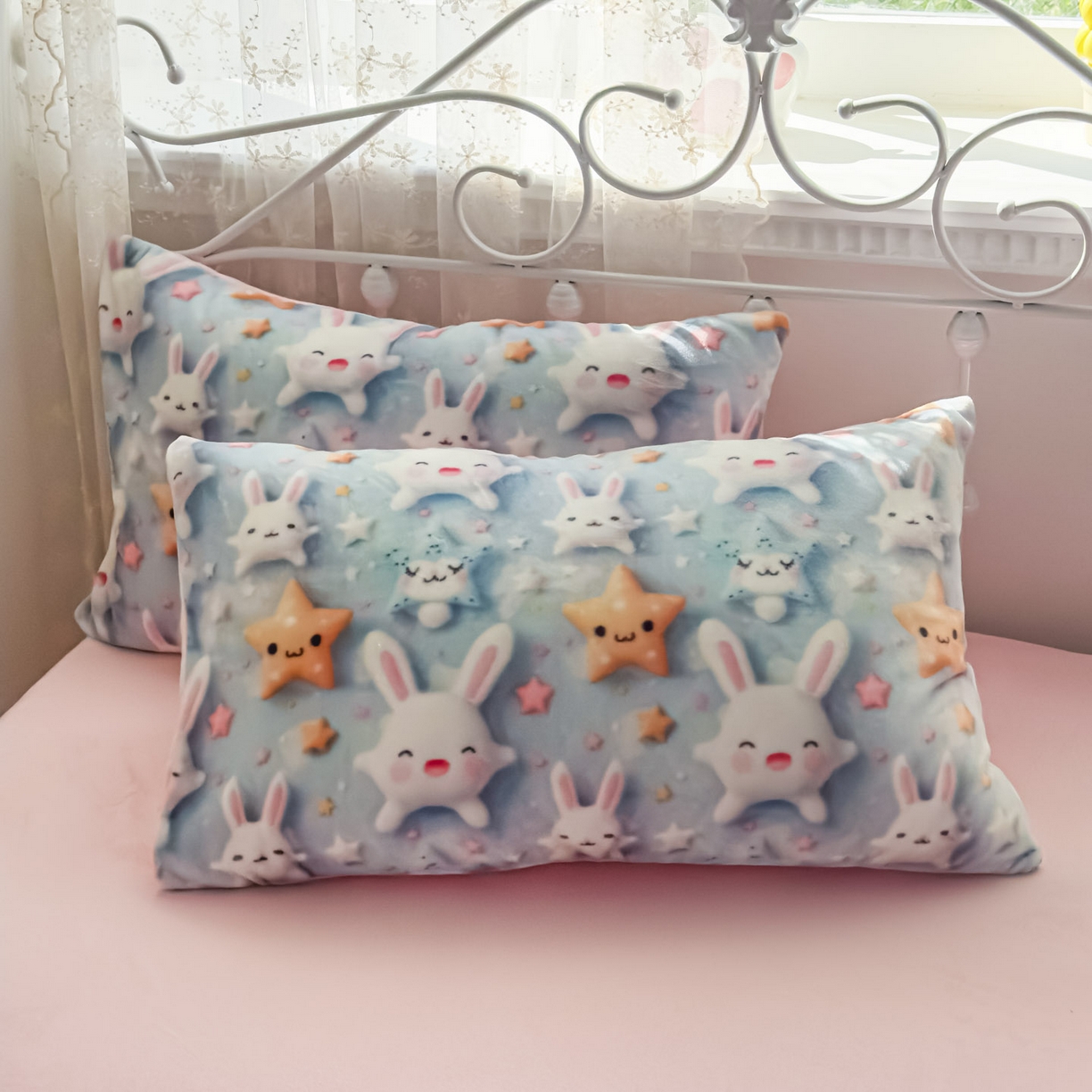 91家纺网 家纺一手货源 找家纺 潮邦创意家居 2025新款5D数码牛奶绒印花系列四件套 巧可