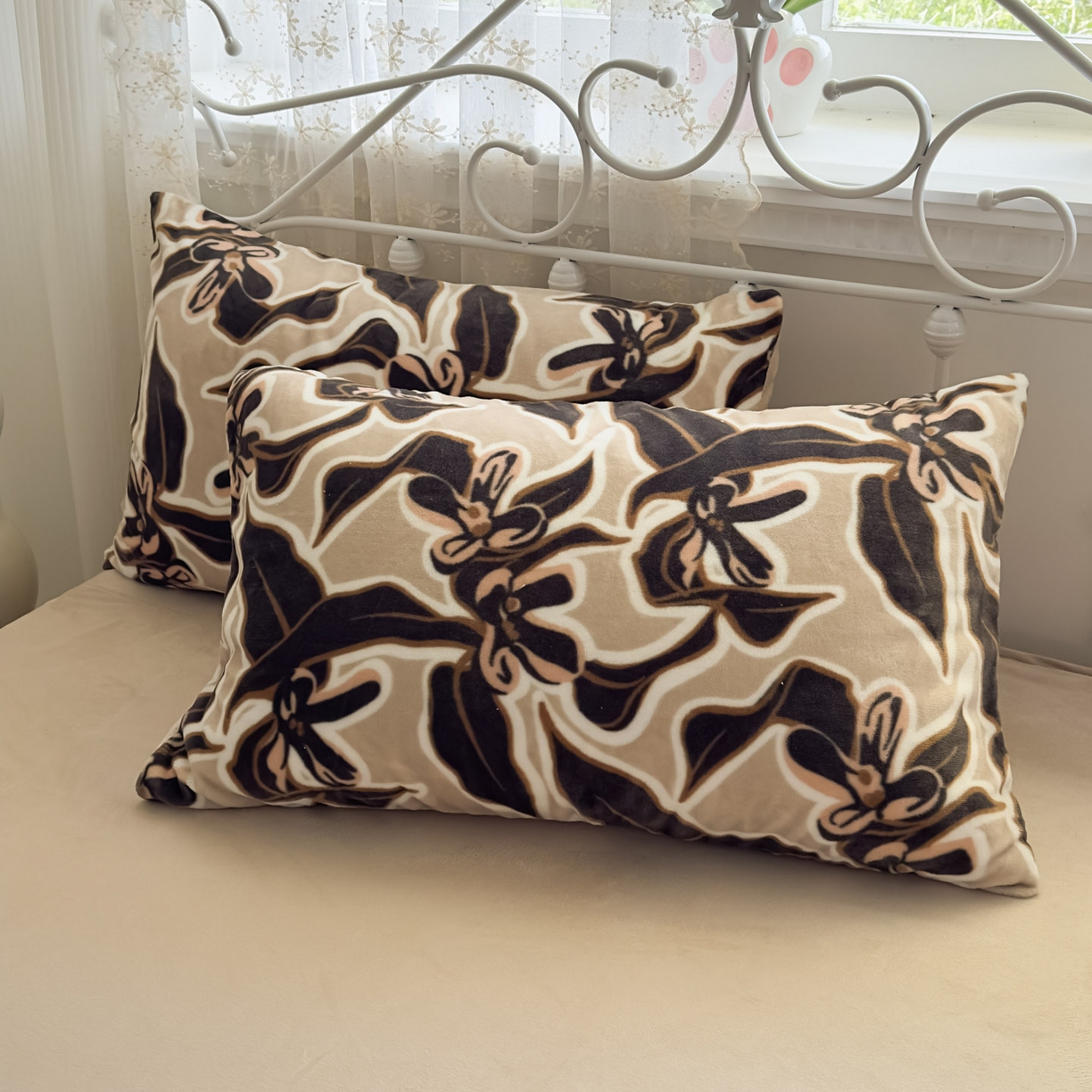 91家纺网 家纺一手货源 找家纺 潮邦创意家居 2025新款5D数码牛奶绒印花系列四件套 秋宣