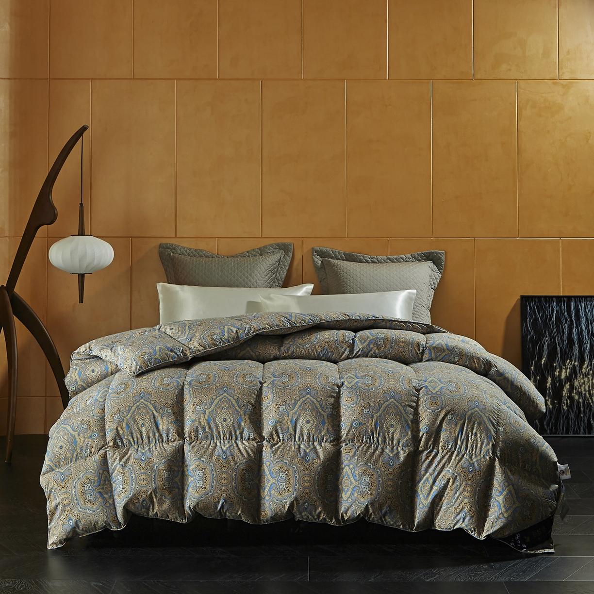 91家纺网 家纺一手货源 找家纺 （总）暖羽屋羽绒馆 2025新款95白鸭绒被芯 罗斯空间 国标鸭绒被 羽绒被子2米双人春秋被