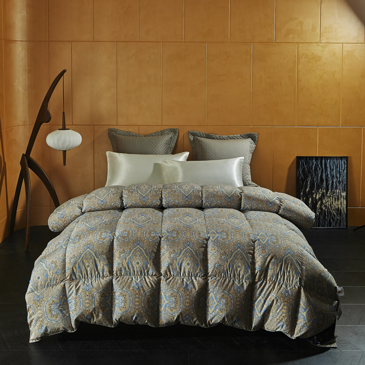 91家纺网 家纺一手货源 找家纺 （总）暖羽屋羽绒馆 2025新款95白鸭绒被芯 罗斯空间 国标鸭绒被 羽绒被子2米双人春秋被