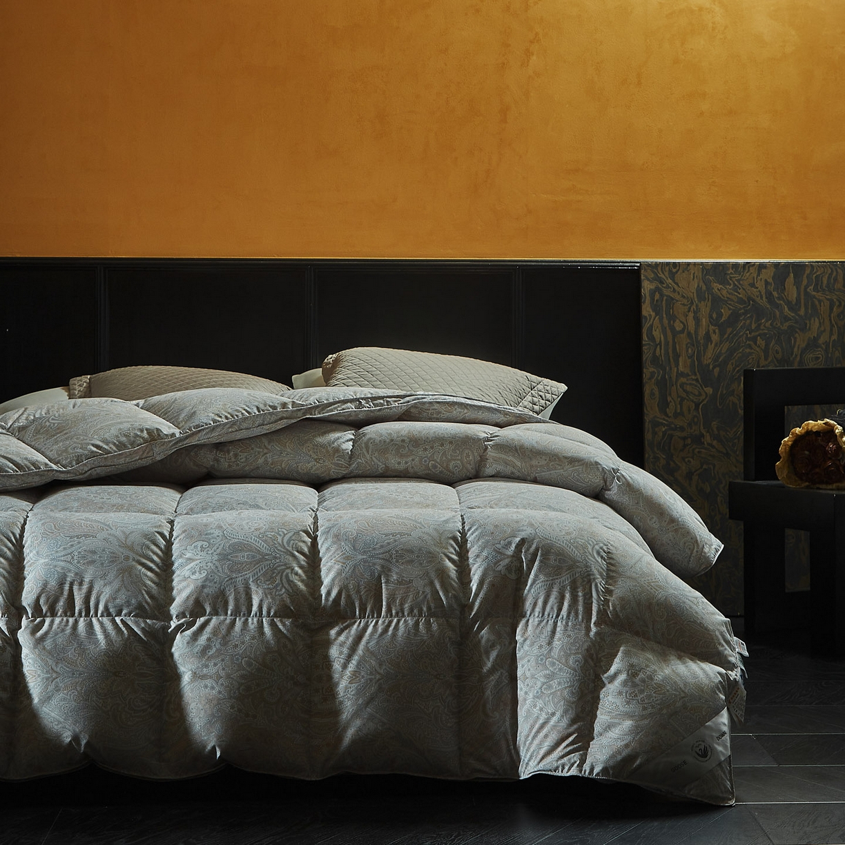 91家纺网 家纺一手货源 找家纺 暖羽屋羽绒馆 2025新款95白鸭绒被芯 罗斯空间 国标鸭绒被 羽绒被子2米双人春秋被 梦清荷