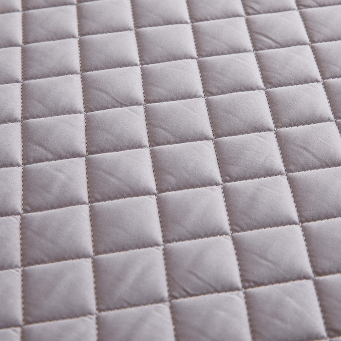 91家纺网 家纺一手货源 找家纺 由有家居 2025新品60S全棉长绒棉绗缝夹棉大豆纤维床垫床褥平铺款床笠款三件套 床笠-莫奈紫