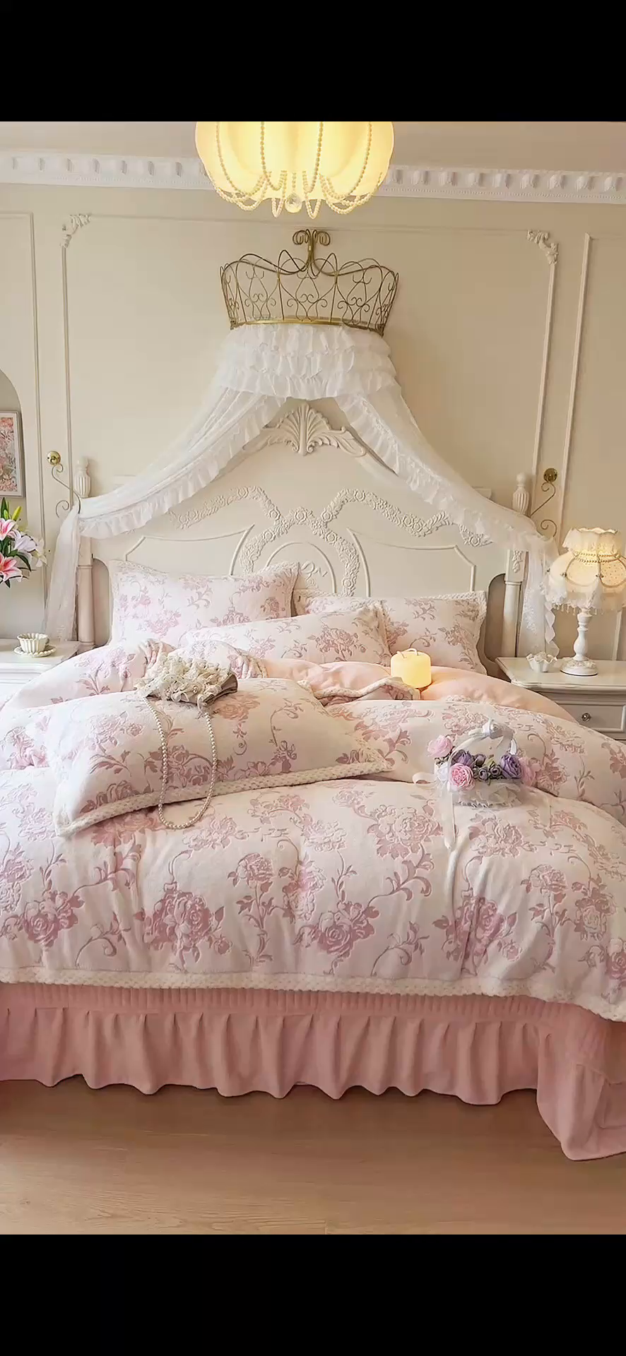 91家纺网 家纺一手货源 找家纺 （总）芷卧 2025新款韩版立体雕花牛奶绒夹棉床盖款四件套